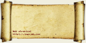 Jesenka Vidaković vizit kartica